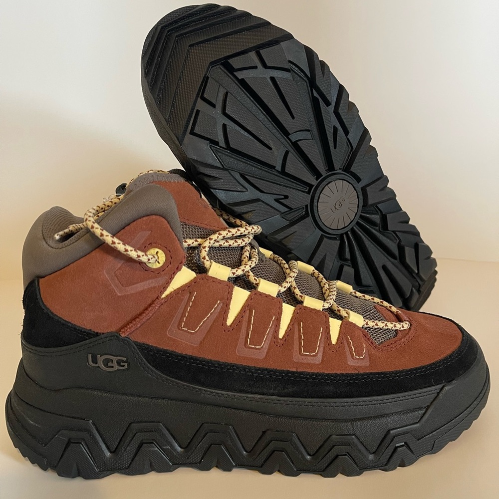 UGG Tan and Black Hiking Boots